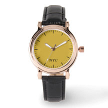 Roségoldene Uhr mit individuellem Text und klassis