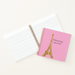 Roségoldener Eiffelturm Paris ist immer eine gute Notizbuch