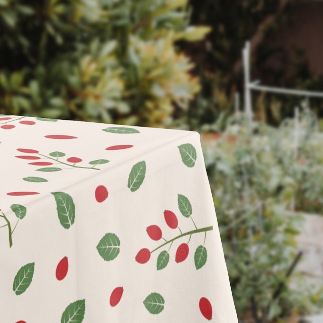 Rosehip Tischdecke (Rosehip Tablecloth)