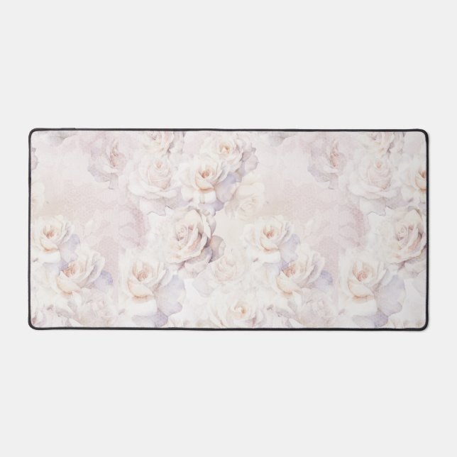 Roselace Schreibtischunterlage (Vorderseite)