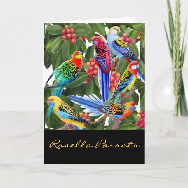Rosella Parroc Card Feiertagskarte (Vorderseite)