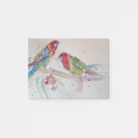 Rosella Parrot Aquarellmalerei