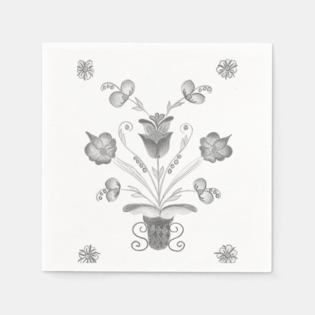 Rosemal Napkin Serviette (Vorderseite)
