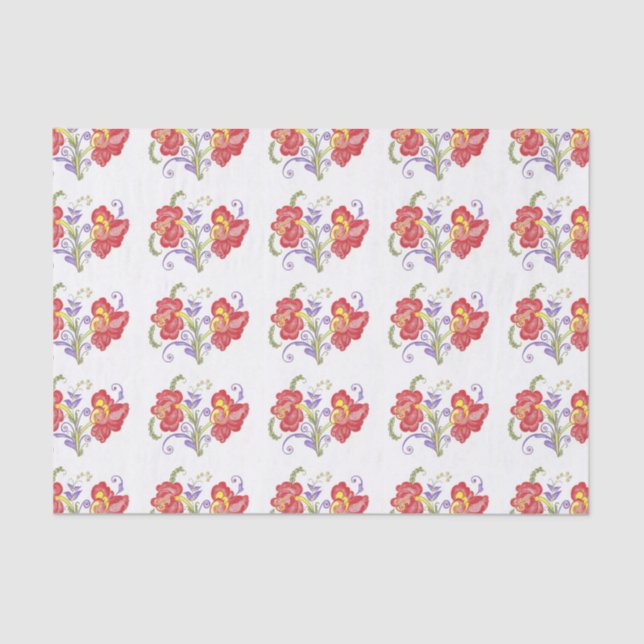 Rosemal Seidenpapier (Vorderseite)