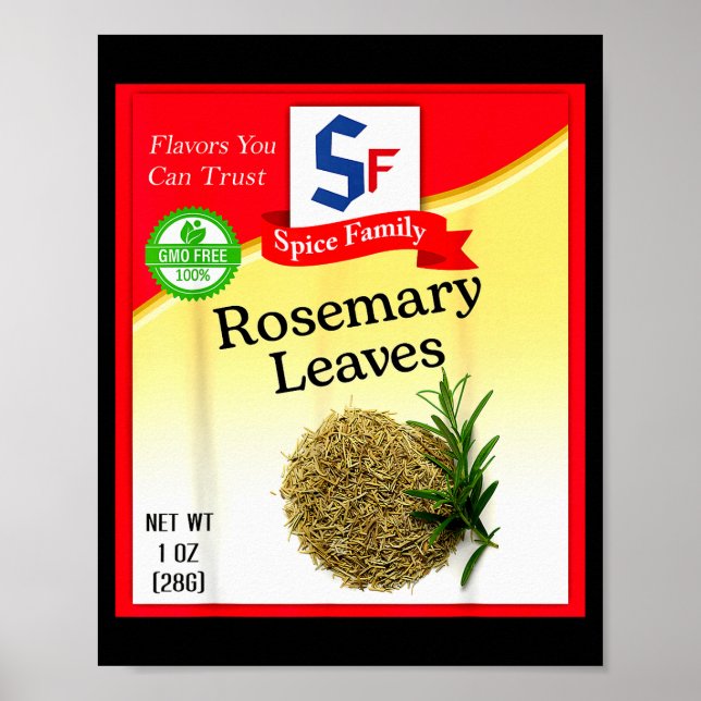 Rosemary Leaves Sce Group Costume Family Matching  Poster (Vorne)