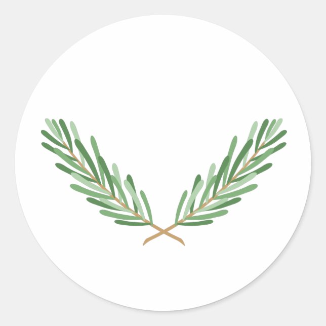 Rosemary Runder Aufkleber (Vorderseite)
