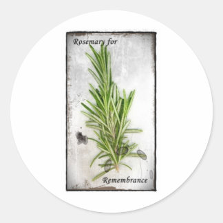 Rosemary Runder Aufkleber