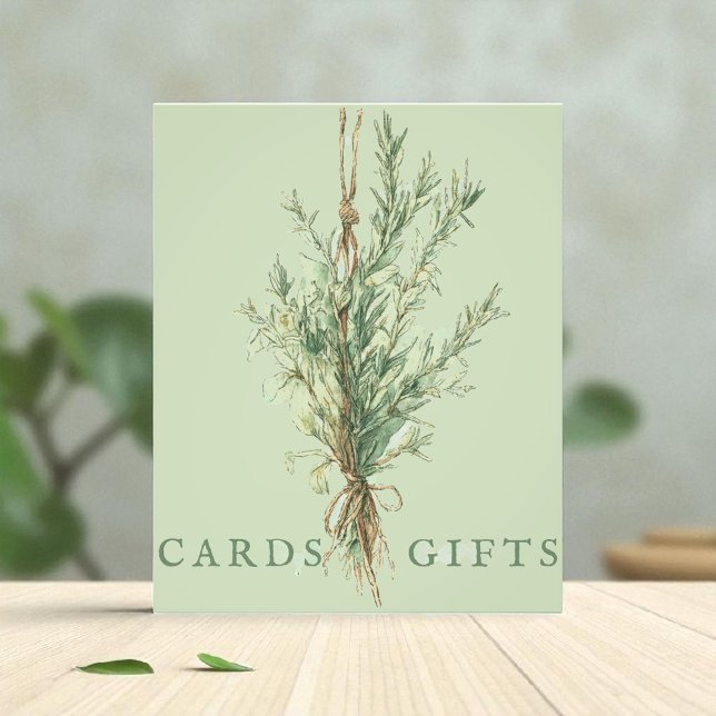 Rosemary Wedding Cards & Gifts Sign Fotodruck (Von Creator hochgeladen)