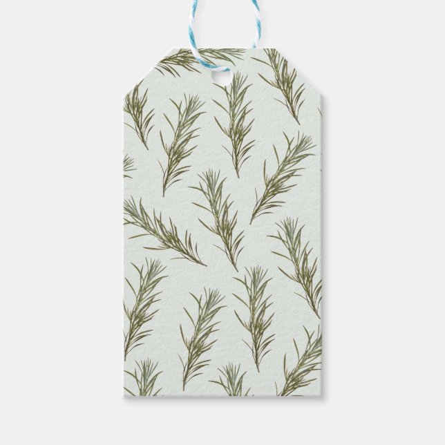 Rosemary Whispers Geschenkanhänger (Vorderseite)