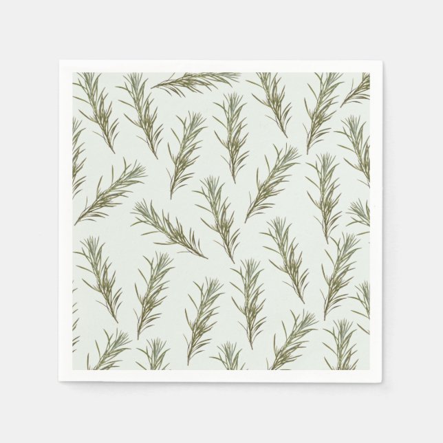 Rosemary Whispers Serviette (Vorderseite)