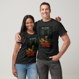 Rosemarys Kätzchen – Vintage-Horror-Katzenparodie T-Shirt