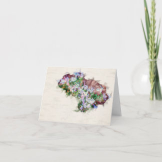 Rosemery Flower Card Karte