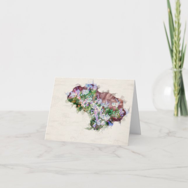 Rosemery Flower Card Karte (Vorderseite)