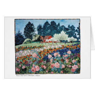 Rosen an der Bauernhofkarte