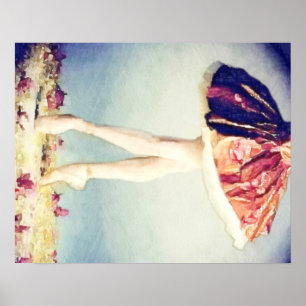 Rosen-Ballerina Poster