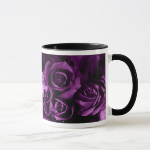 Rosen-Becher lila Tasse
