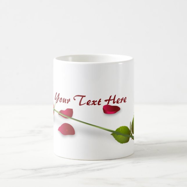 Rosen-Blumen-Tasse Tasse (Mittel)