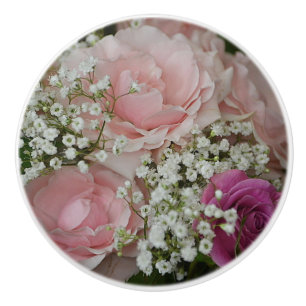 Rosen-Blumenstrauß-Keramik-Griff Keramikknauf