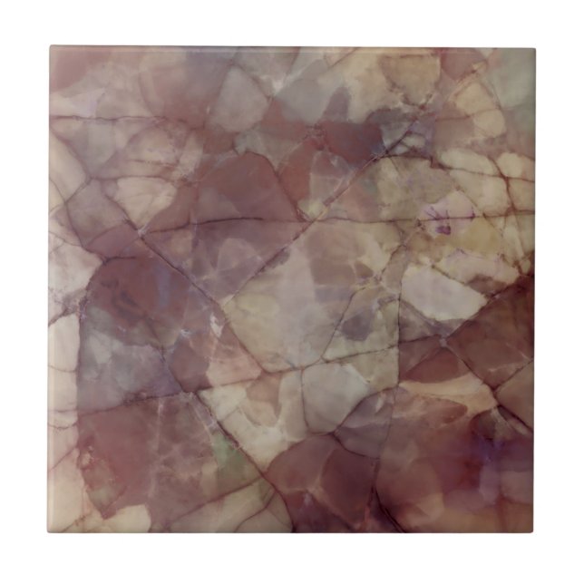 Rosen-Brown-Marmor Fliese (Vorderseite)