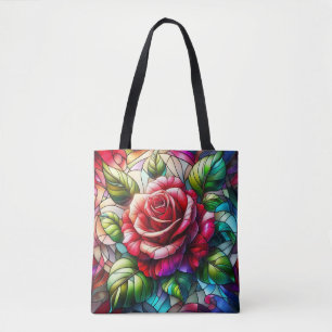 Rosen-Buntglas-Effekt Elegantes florales Design