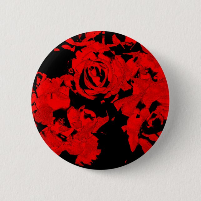 Rosen-Button Button (Vorderseite)