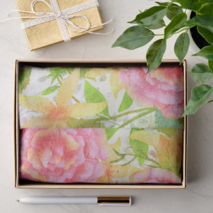 Rosen-Distressed-Vintage Seidenpapier