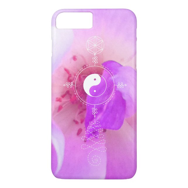 *~* Rosen-Energie-Heiler Reiki Yoga Yin Yang Case-Mate iPhone Hülle (Rückseite)