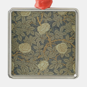 "Rosen" Entwurf Silbernes Ornament