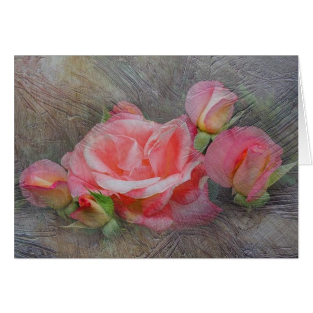 Rosen-Familie gemasert (Vorderseite (Horizontal))