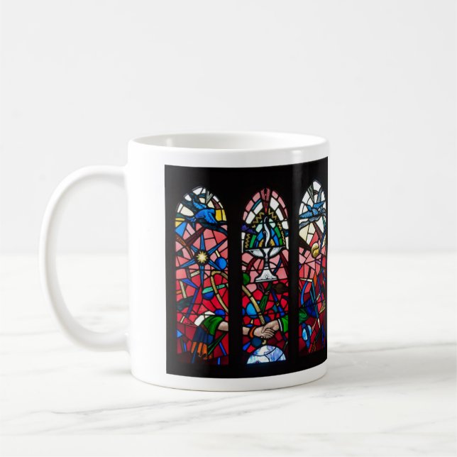 Rosen-Fenster-Kaffee-Tasse Kaffeetasse (Links)