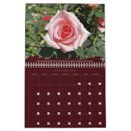 Rosen-Fotografie Inspirationskalender mit Zitaten Kalender