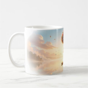 Rosen-Fragezeichen-Gitarrist-Märchentasse Kaffeetasse