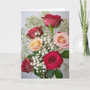 Rosen für alle Anlässe, 5" x 7" gefaltete Grußkart Karte