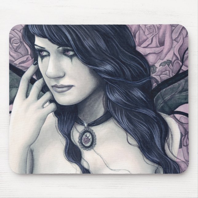 Rosen-Garten Mousepad (Vorne)