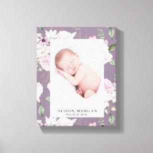 Rosen Gartengarten Elegantes Foto Baby Leinwanddruck