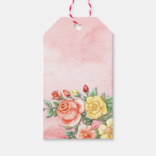 Rosen Geschenkanhänger
