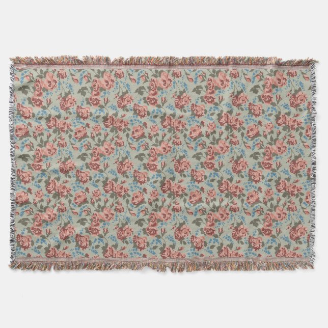 Rosen & Glockenblumen Decke (Vorderseite)
