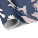 Rosen Gold Blush Hummingbird Blume Blaue Marine Geschenkpapier<br><div class="desc">Glam und Chic Contemporary Abstrakt Wrapping Paper Kann eine schöne Dekoration für viele Veranstaltungen wie Hochzeit,  Jubiläum,  Geburtstag,  Abschluss,  neue Zuhause,  Corporate,  Birdal Dusche,  etc FlorenzK Design</div>