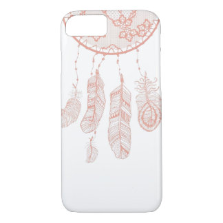 Rosen-Gold Dreamcatcher auf transparentem Fall Case-Mate iPhone Hülle
