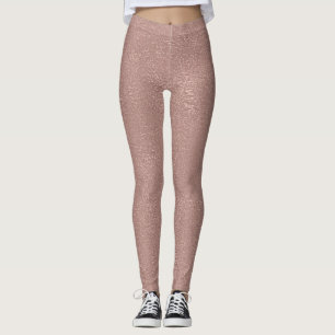 Rosen-Gold erröten Sequins-metallischer Glitzer Leggings
