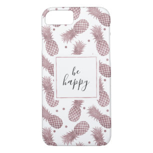 Rosen-Gold punktiert Ananas iPhone 8/7 Hülle