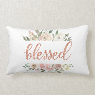 Rosen-Gold u. erröten Kinderzimmer-Kissen Lendenkissen