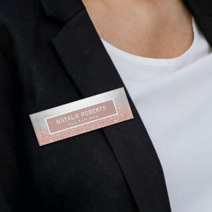 Rosen-Gold-u. Silber-Make-upkünstler-Haar-Salon Namenschild