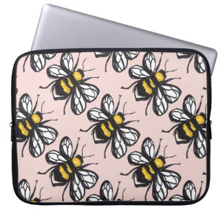 Rosen-Goldbescheidener Hummel-Laptop-Kasten Laptopschutzhülle