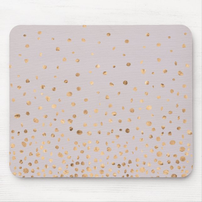 Rosen-Goldchampagne-Blasen Mousepad (Vorne)