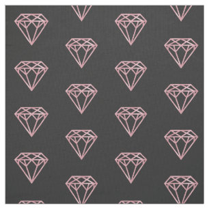 Rosen-Golddiamant Stoff