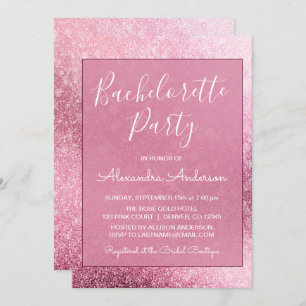 Rosen-GoldGirly Einladung