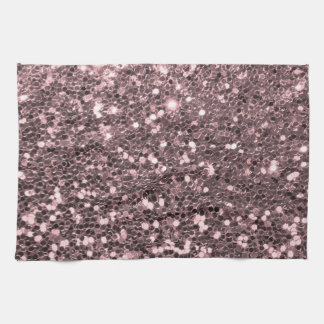 Rosen-GoldImitat-Glitzer-Glitzern Küchentuch
