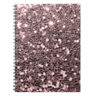 Rosen-GoldImitat-Glitzer-Glitzern Notizblock
