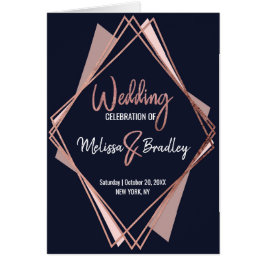 Rosen-Goldmarine-Blau-malvenfarbene geometrische